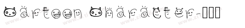 Cartoon Character字体转换